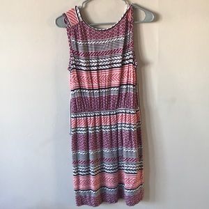 Loft print dress NWOT